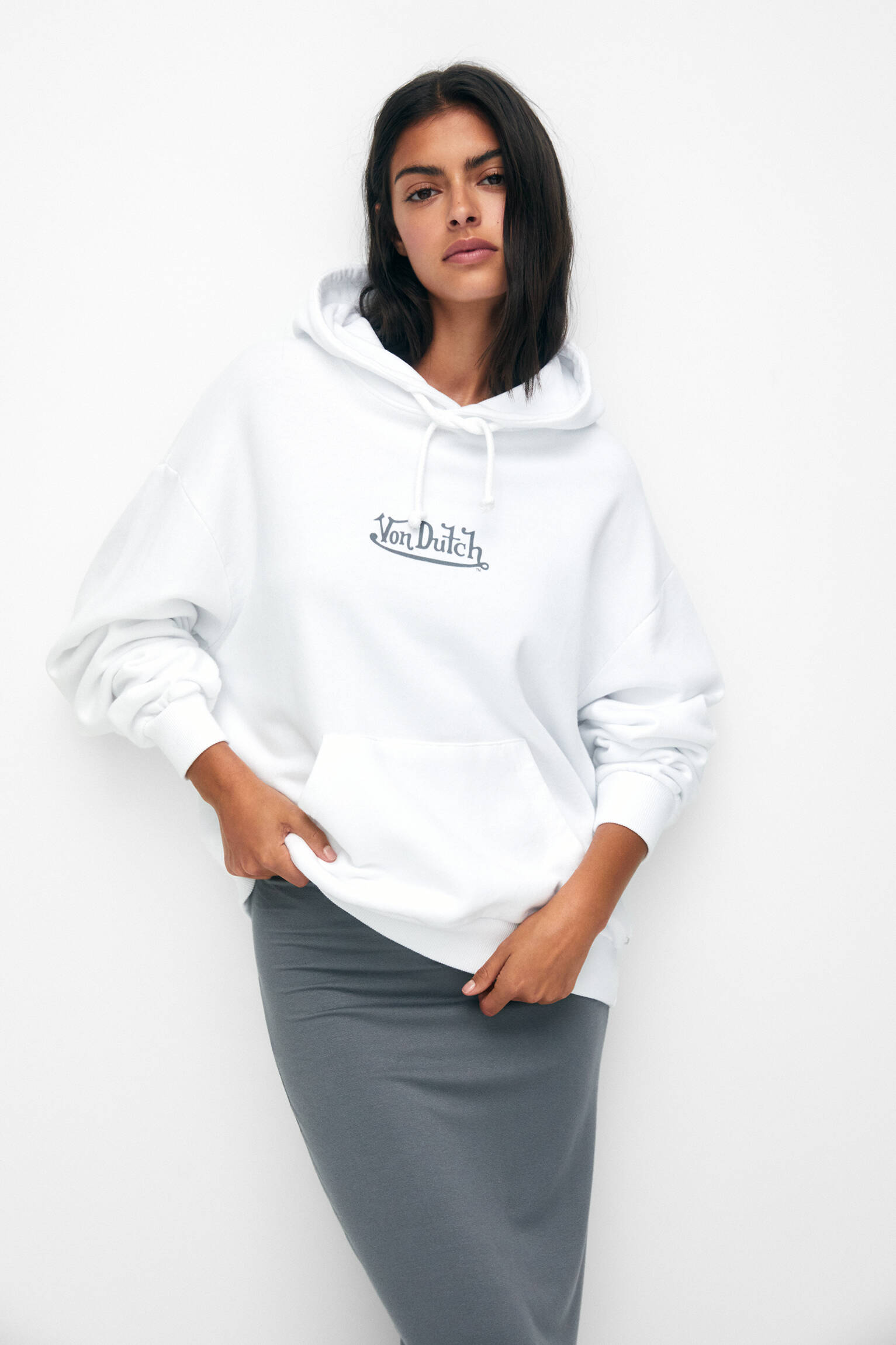 MOLETOM OVERSIZE VON DUTCH - BRANCO