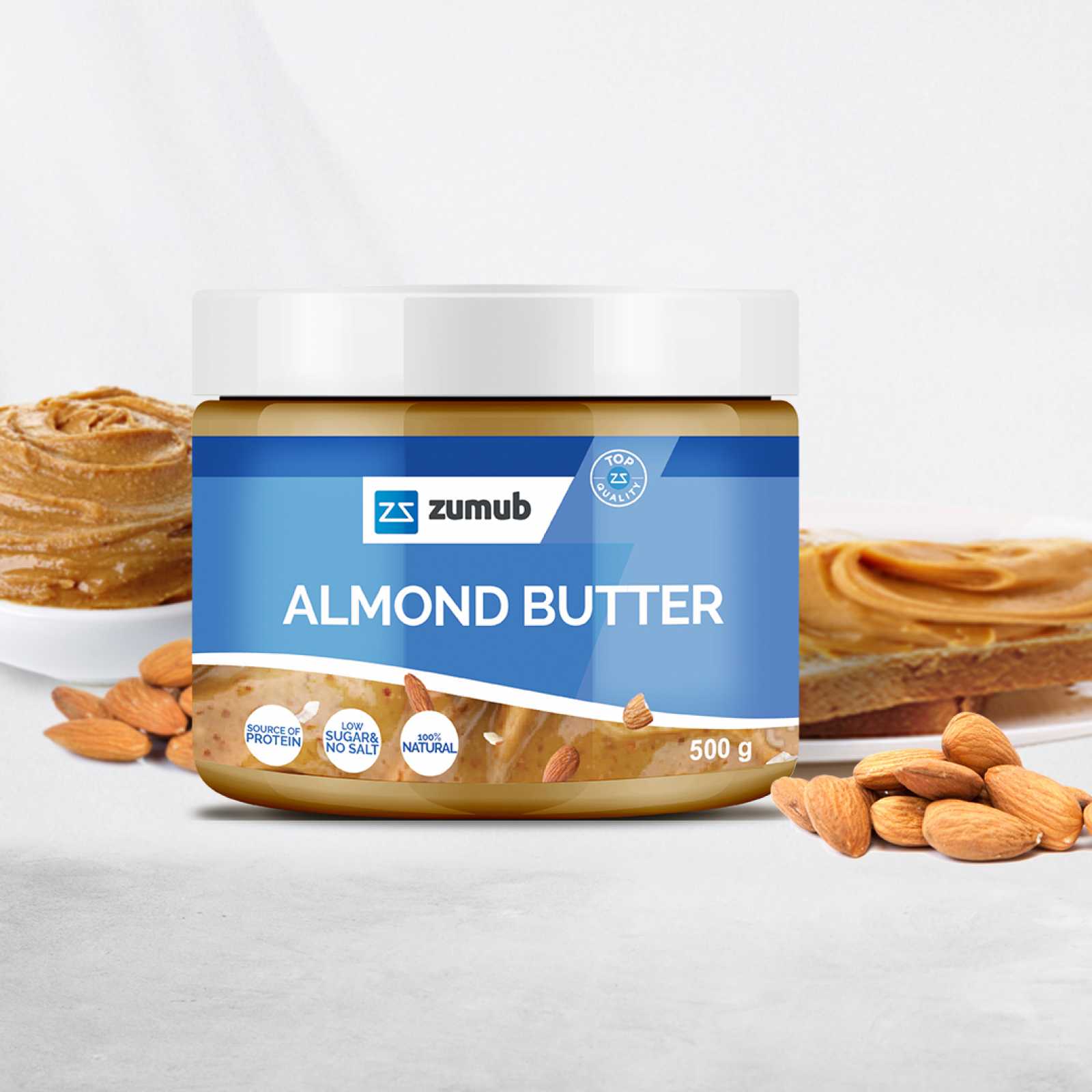 Manteiga de Amêndoa Zumub 500g