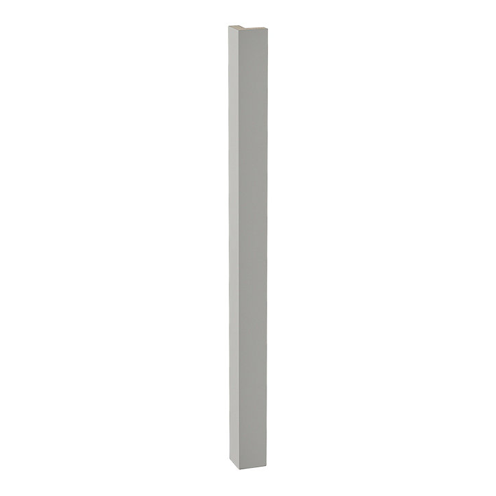 Fileur d'angle extérieur Stevia gris clair mat H. 71,5 cm Caraway Innovo GoodHome