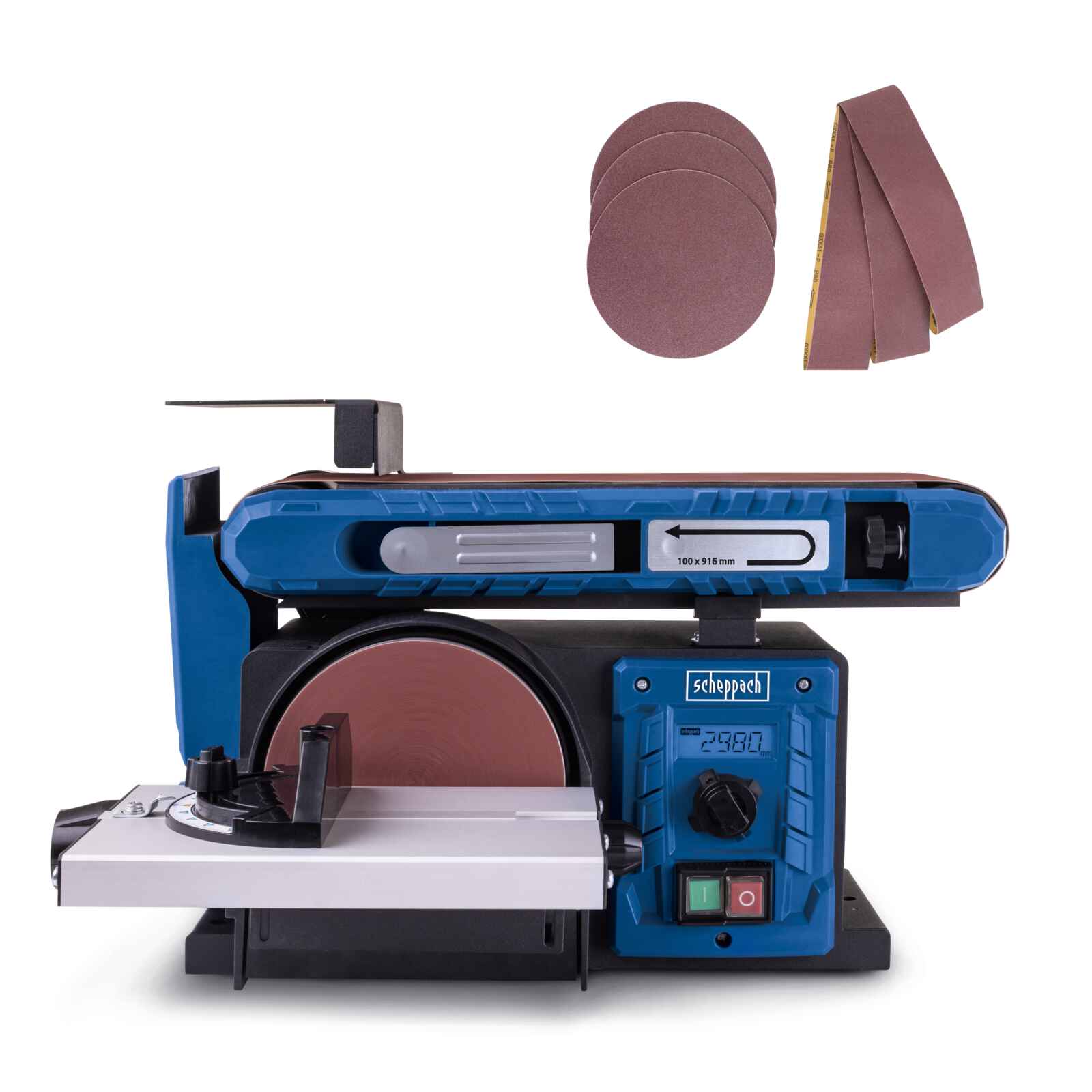 Scheppach Band- und Tellerschleifer BTS900Vario