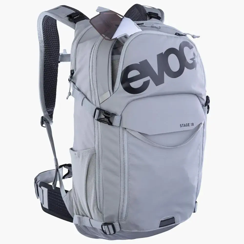 Evoc Stage 18L Dagrugzak Lichtgrijs