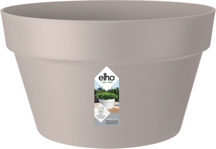 Elho plantenschaal Loft Urban grijs D 34,5 H 20,2 cm