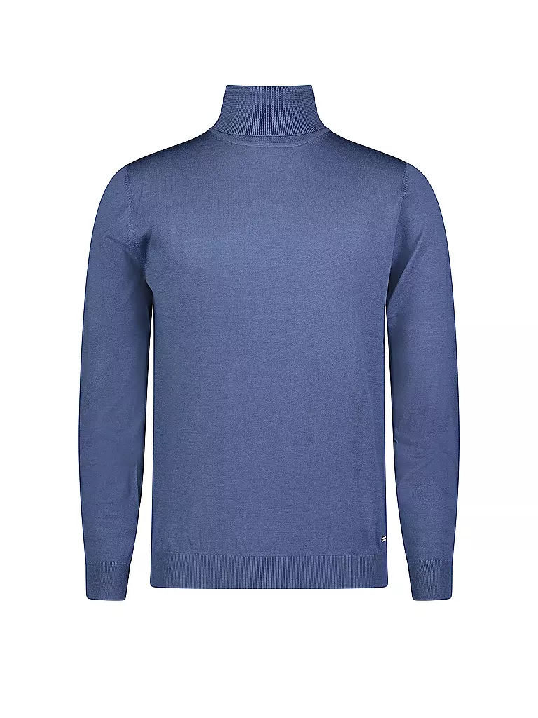 ROY ROBSON Rollkragenpullover blau