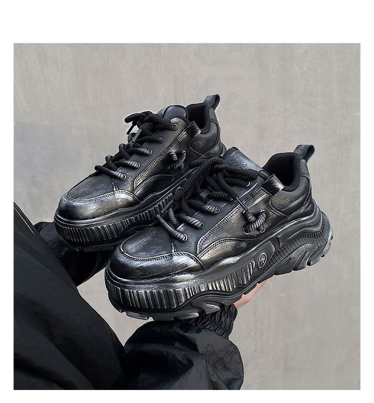 HANO - Platform Paneel Sneakers