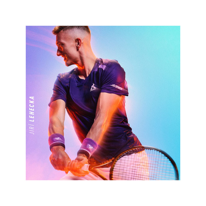 Short de tennis Le Coq Pro N1 bordeaux