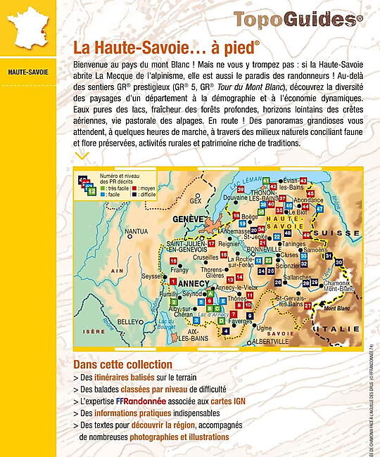 FFRP - D074 LA HAUTE SAVOIE A PIED FFRP