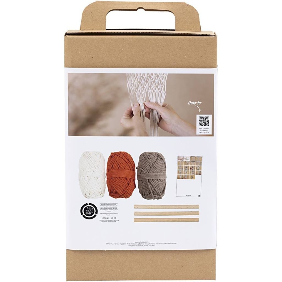 DIY Kit - Macramé - Blomsterophæng