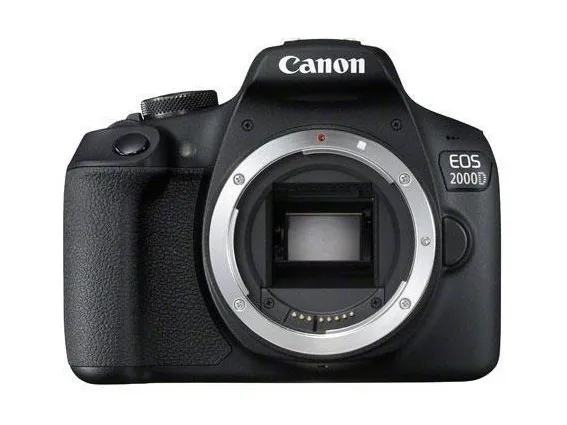 Canon EOS 2000D - Digitalkamera - SLR - 24.1 MP - APS-C - 1080p / 30 fps - kun kamerahus - Wi-Fi, NFC