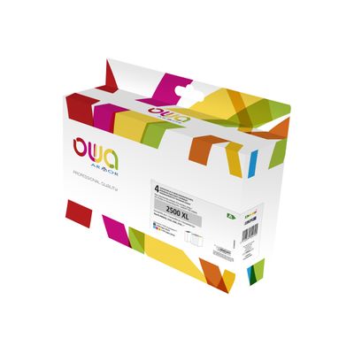 Cartouche compatible Canon PGI-2500XL - pack de 4 - noir, cyan, magenta, jaune - Owa K10405OW