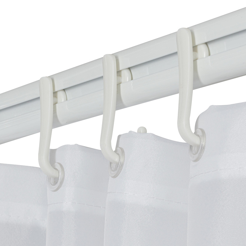 Sealskin Easy Roll douchegordijnstangset 90x90x90cm wit
