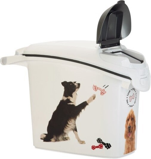 Curver voerton hond wit 15 L / 6 kg