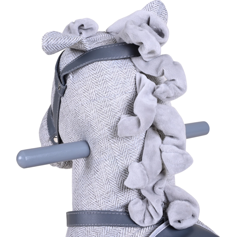 knorr toys® Schaukelpferd Grey horse grau