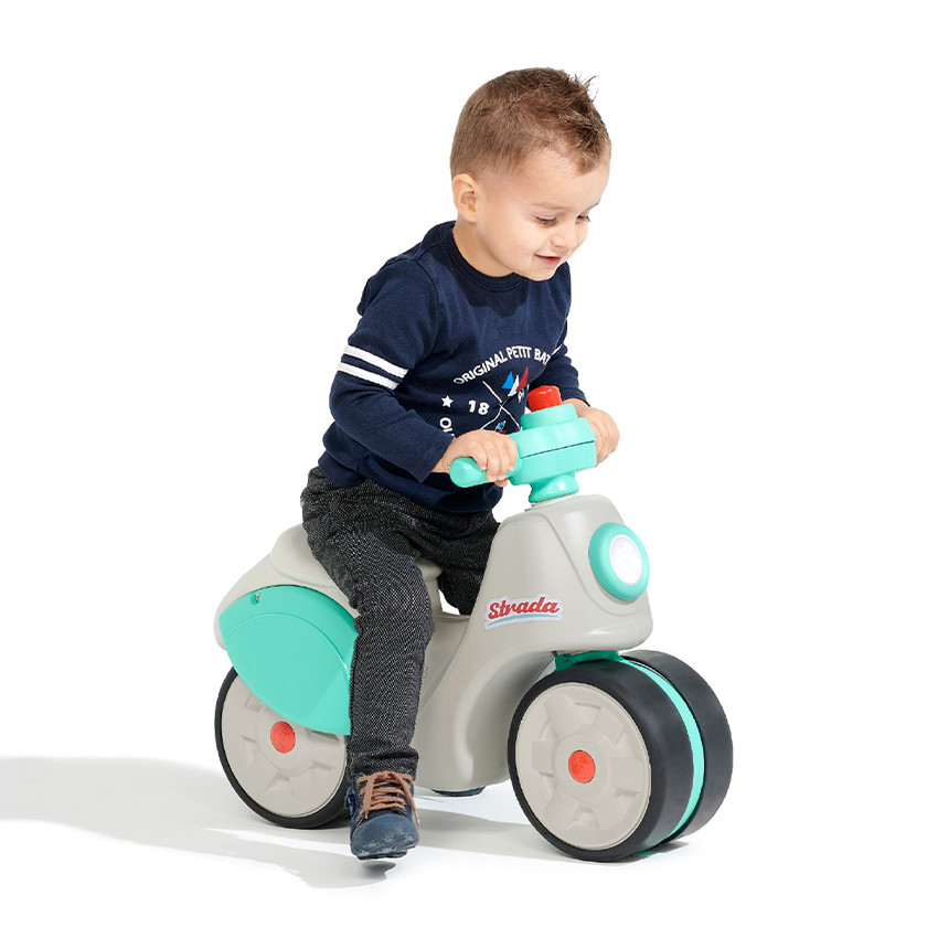 Porteur scooter Strada crème/vert