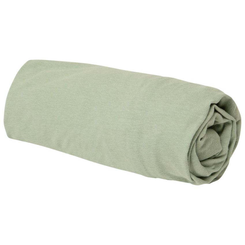 Drap housse en jersey 60 x 120 cm - Vert