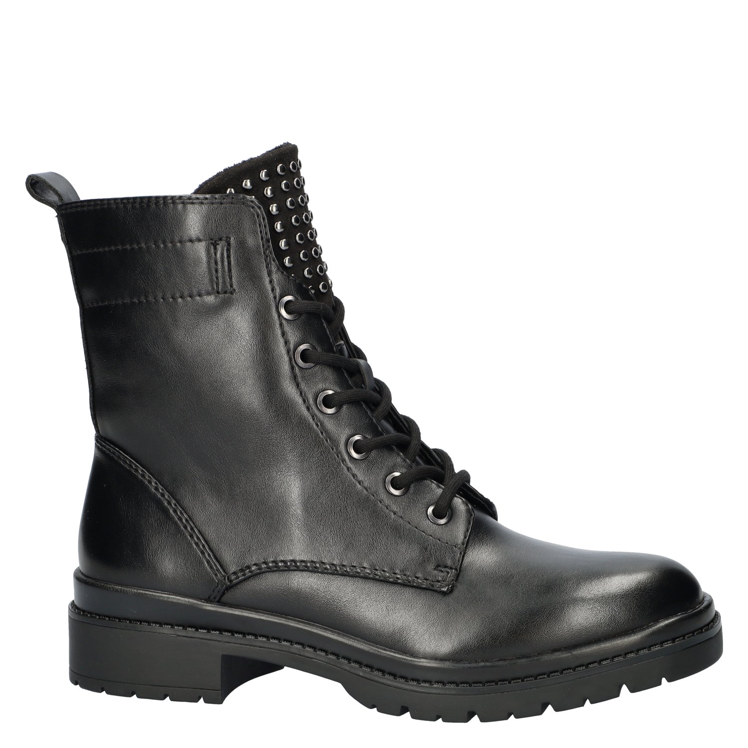 dames veterboots Tamaris Zwart