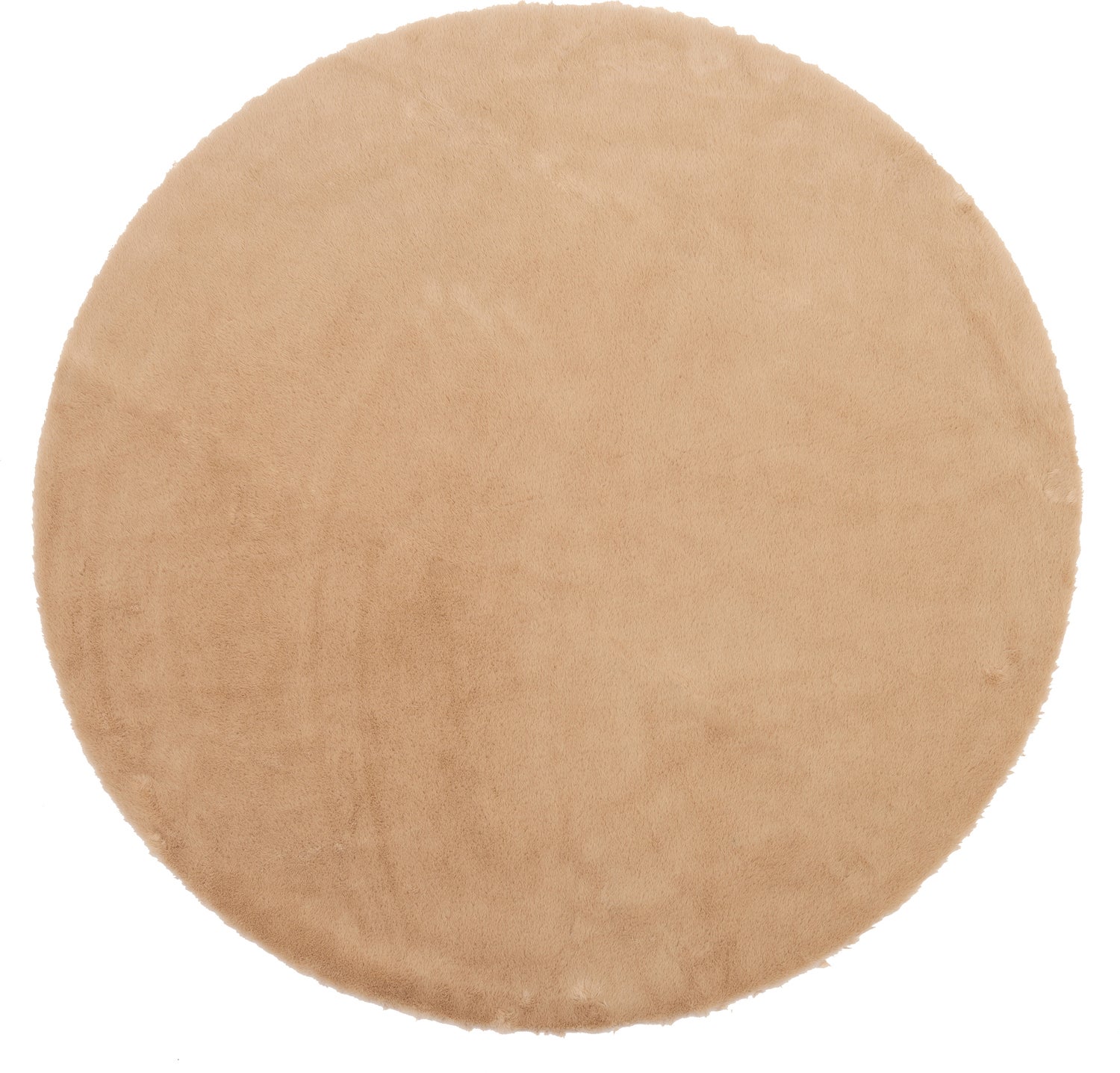 Intratuin vloerkleed imitatiebont Konijn crème D 80 cm