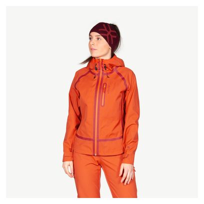 Veste Hardshell Femme AYAQ Lonak Orange