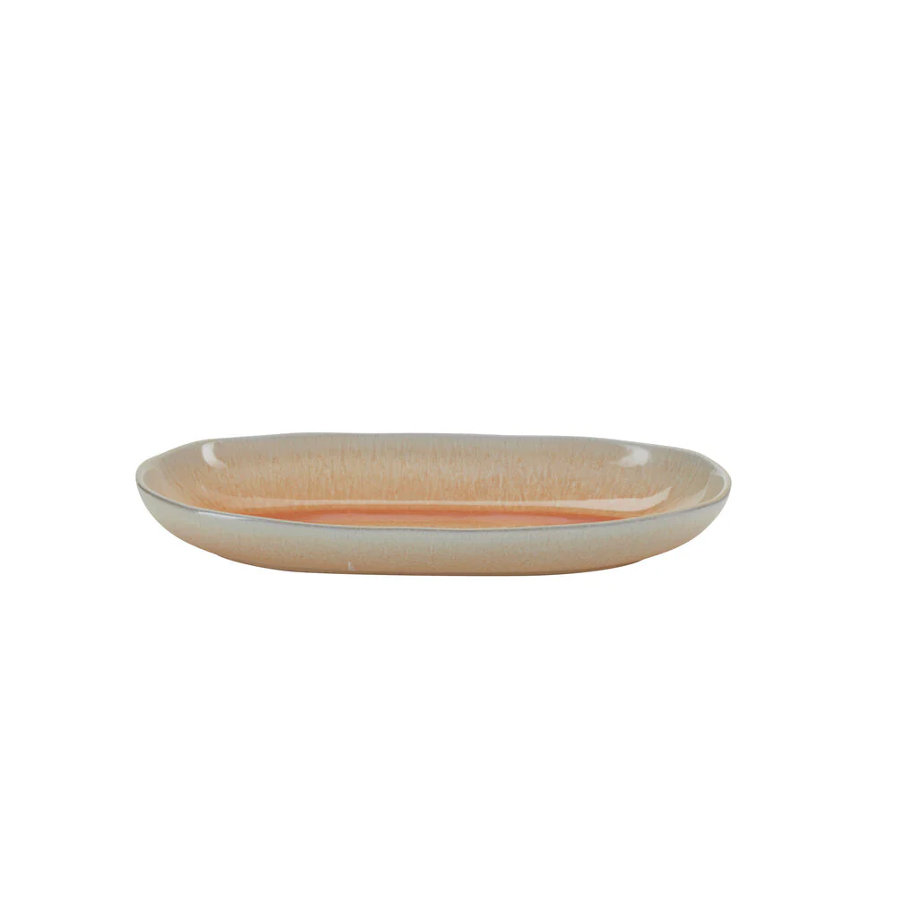 Bahne Interior  Spring oval tallerken - orange