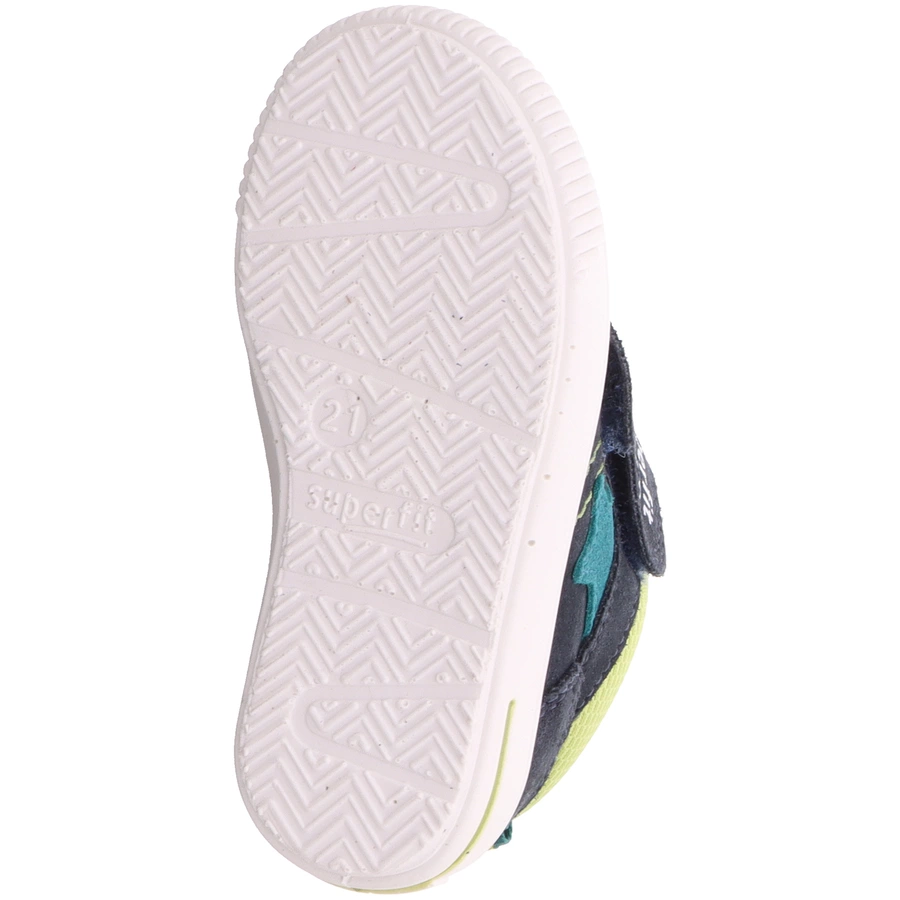 superfit Halbschuh Moppy blau  hellgrüm