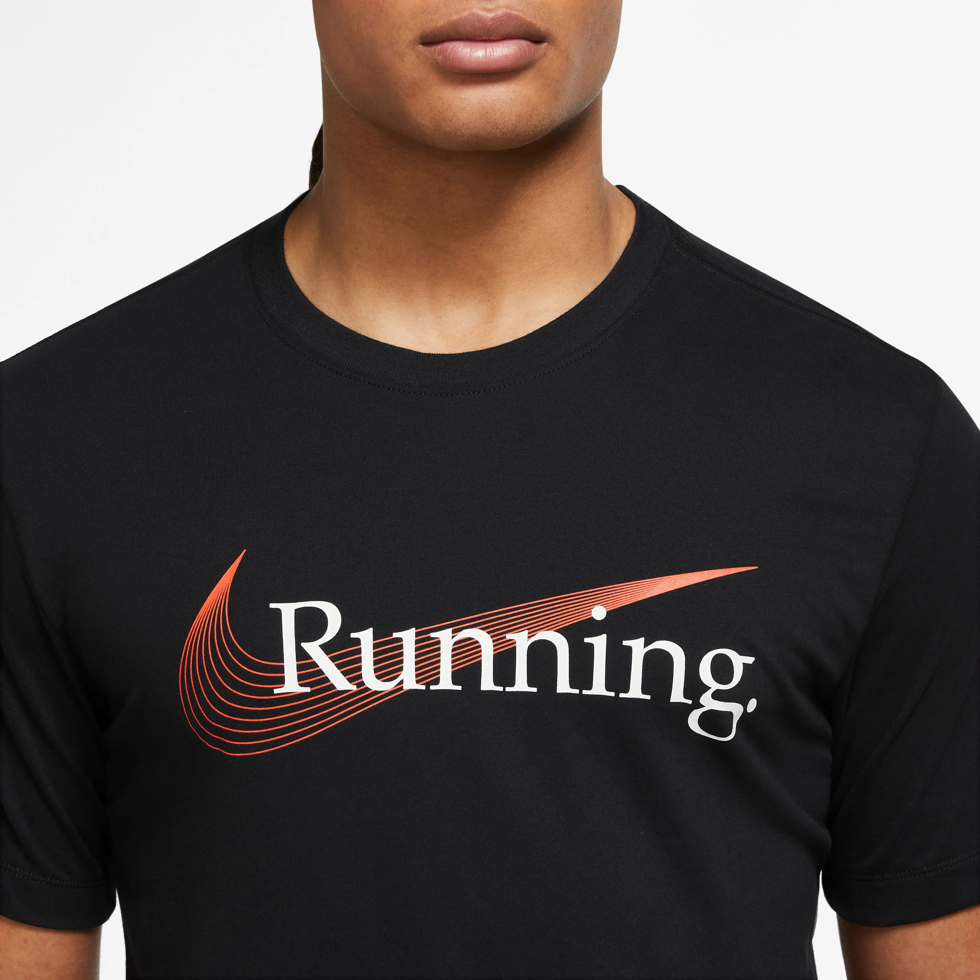 Nike Dri-Fit Heritage Maillot De Course Hommes - Noir