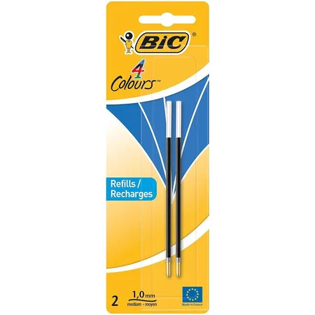 BIC Kugelschreibermine blau für BIC 4 Colours, 2er Blister