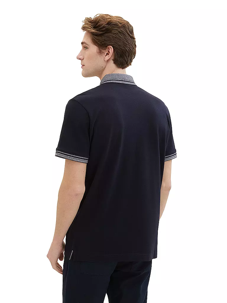 TOM TAILOR Poloshirt dunkelblau