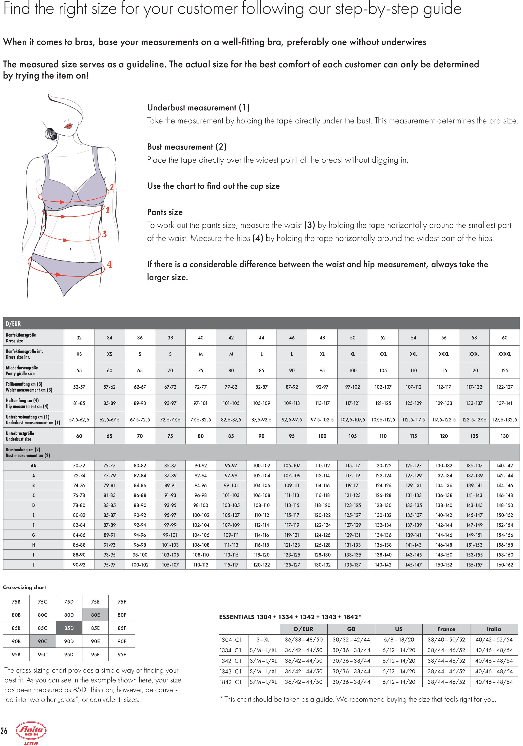 Anita Active Sport-BH »performance wireX«, nahtlose Cups, extrem flache Nähte, 3/4 Bügel, atmungsaktiv