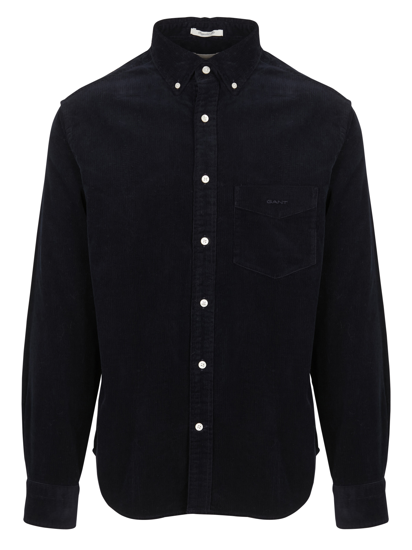 Chemise col classique en coton| Bleu