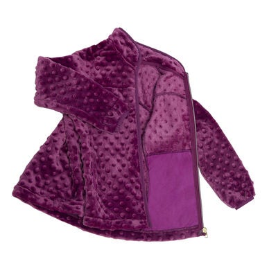 Petite Chérie Atelier Ella Fleecejakke, Damson