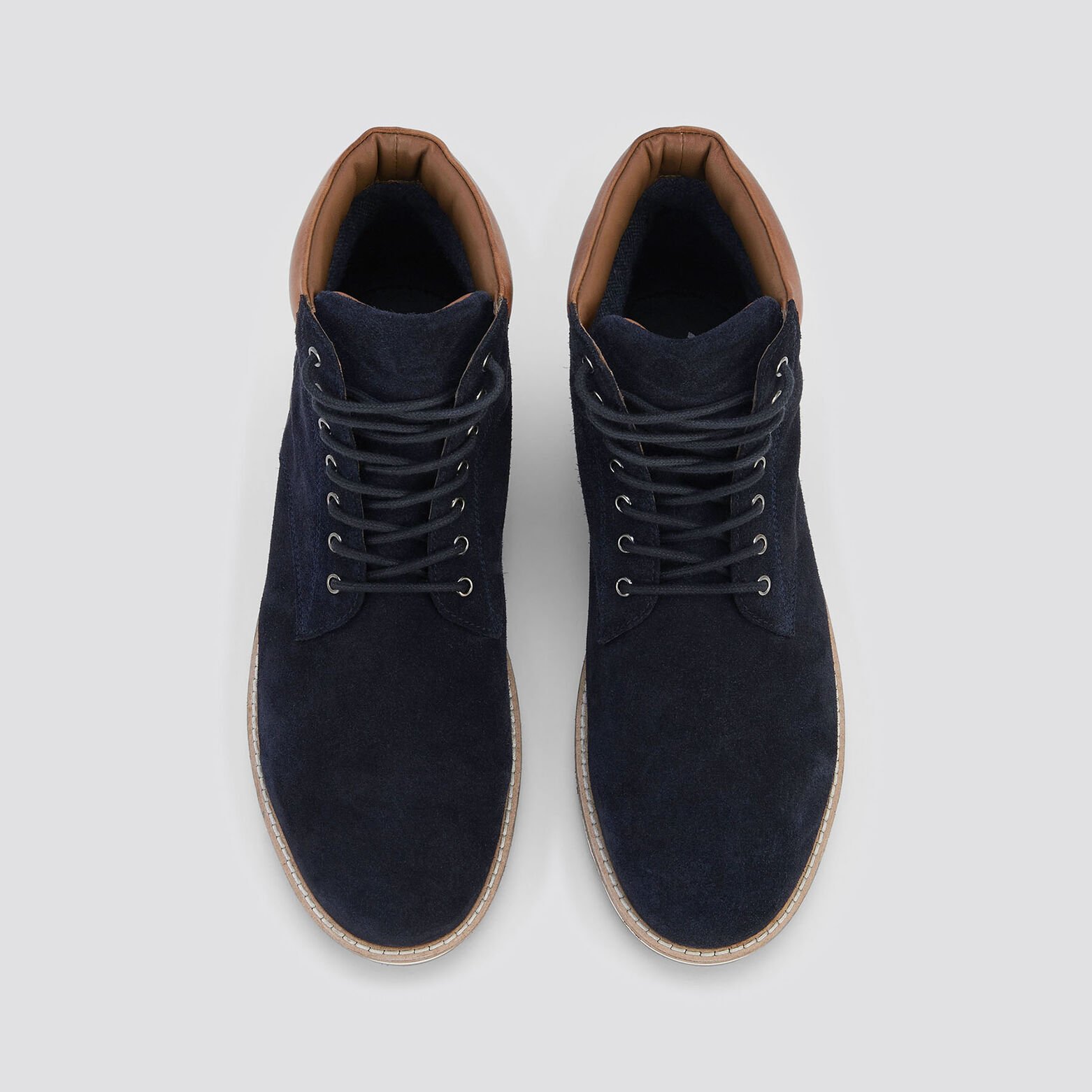Boots montantes Bleu foncé