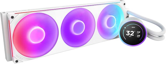 NZXT Kraken 420 Elite V2 CPU vandkøling (hvid)