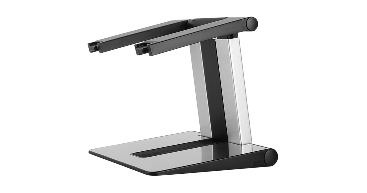 NeomountsNSLS200 opvouwbare laptop standaard  (Zwart/zilver)