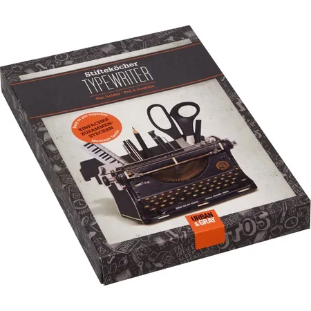 Die Spiegelburg Stifteköcher TYPEWRITER - Urban&Gray