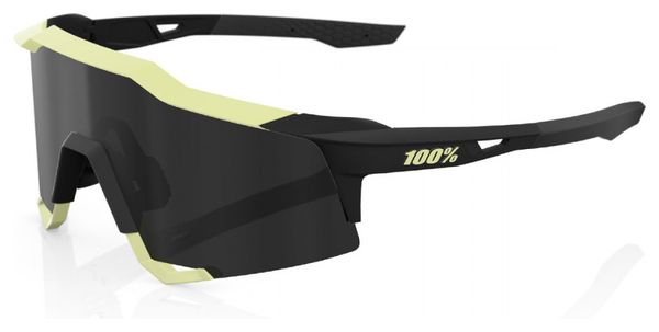 Lunettes 100% Speedcraft Soft Tact Glow - Verre Miroir Noir