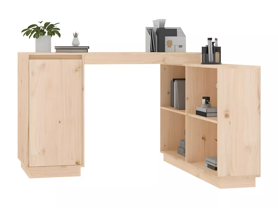 Bureau 110x50x75 cm Bois massif de pin