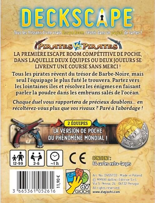 DECKSCAPE EQUIPAGE CONTRE EQUIPAGE