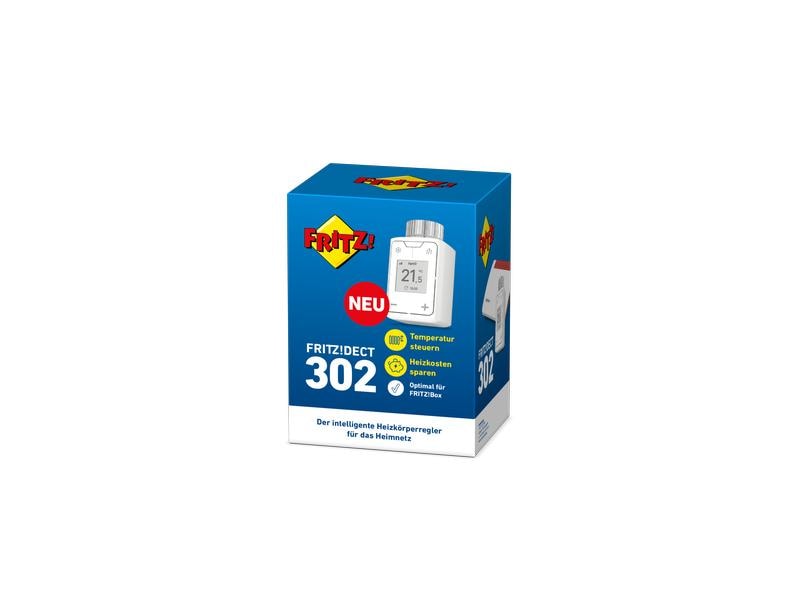 AVM Heizkörperthermostat FRITZ!DECT 302 Intelligenter Heizkörperregler fürs Heimnetz