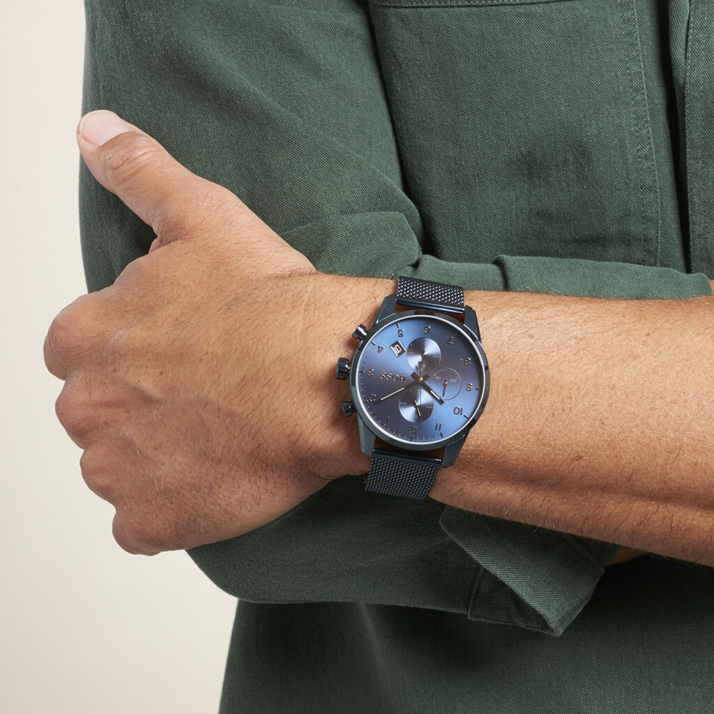 Montre Boss Skymaster Bleu