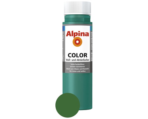 Alpina Vol- en Kleurverf Diepgroen 250 ml
