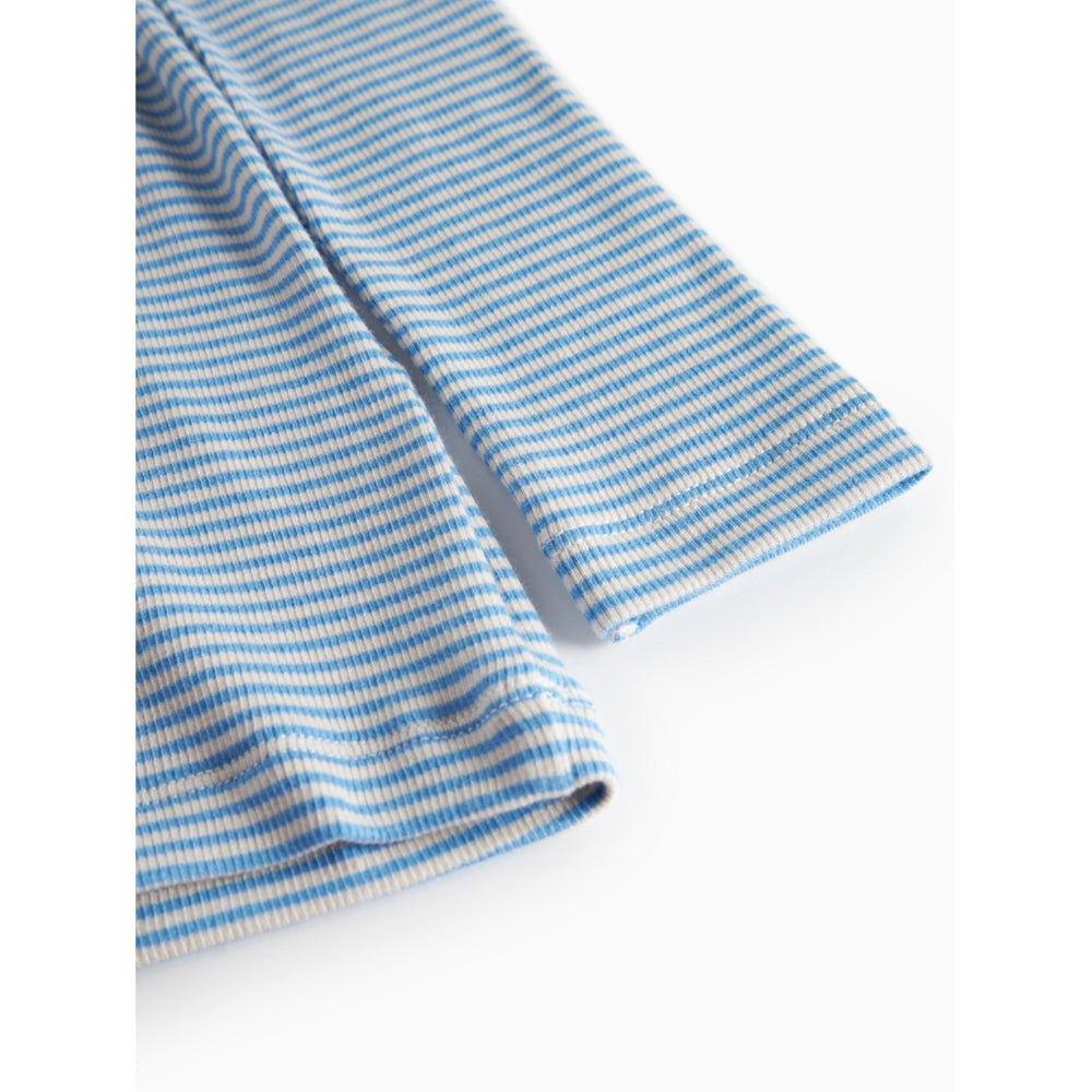 Køb MarMar Modal Fine Rib Blue Stripe Tani Bluse