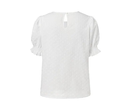 Blusenshirt mit Lochstickerei