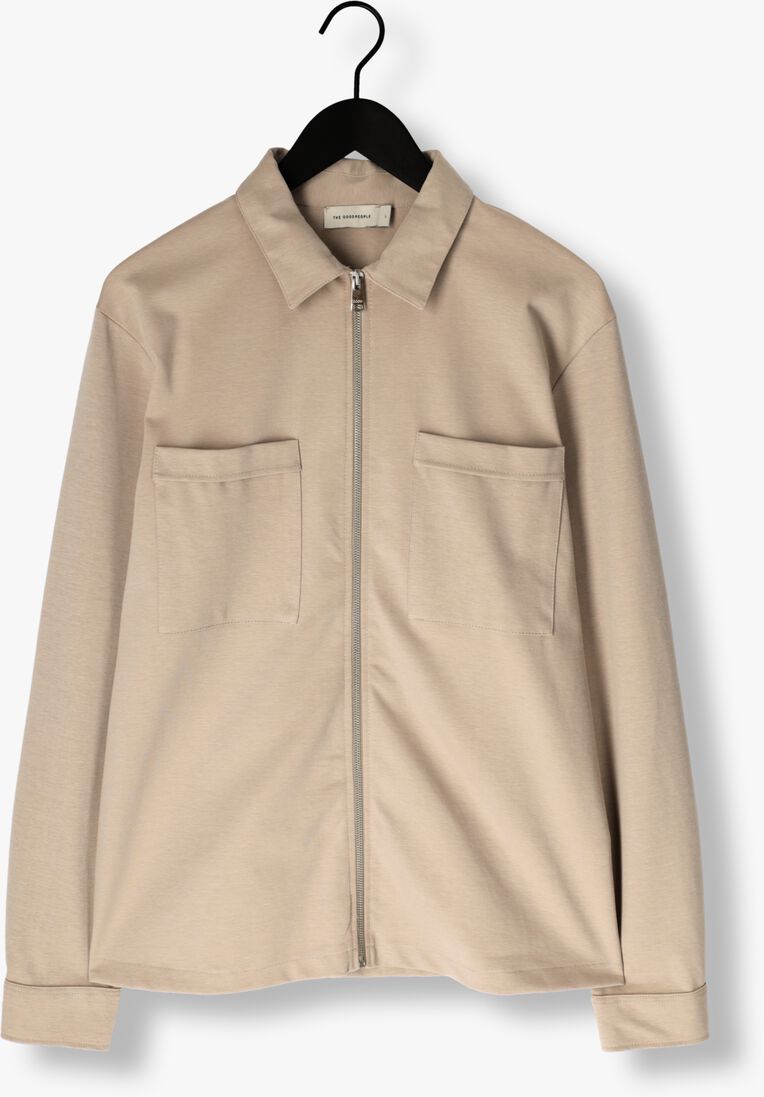 beige the goodpeople overshirt lavi