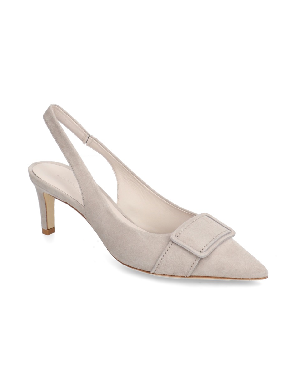 Veloursleder Slingpumps