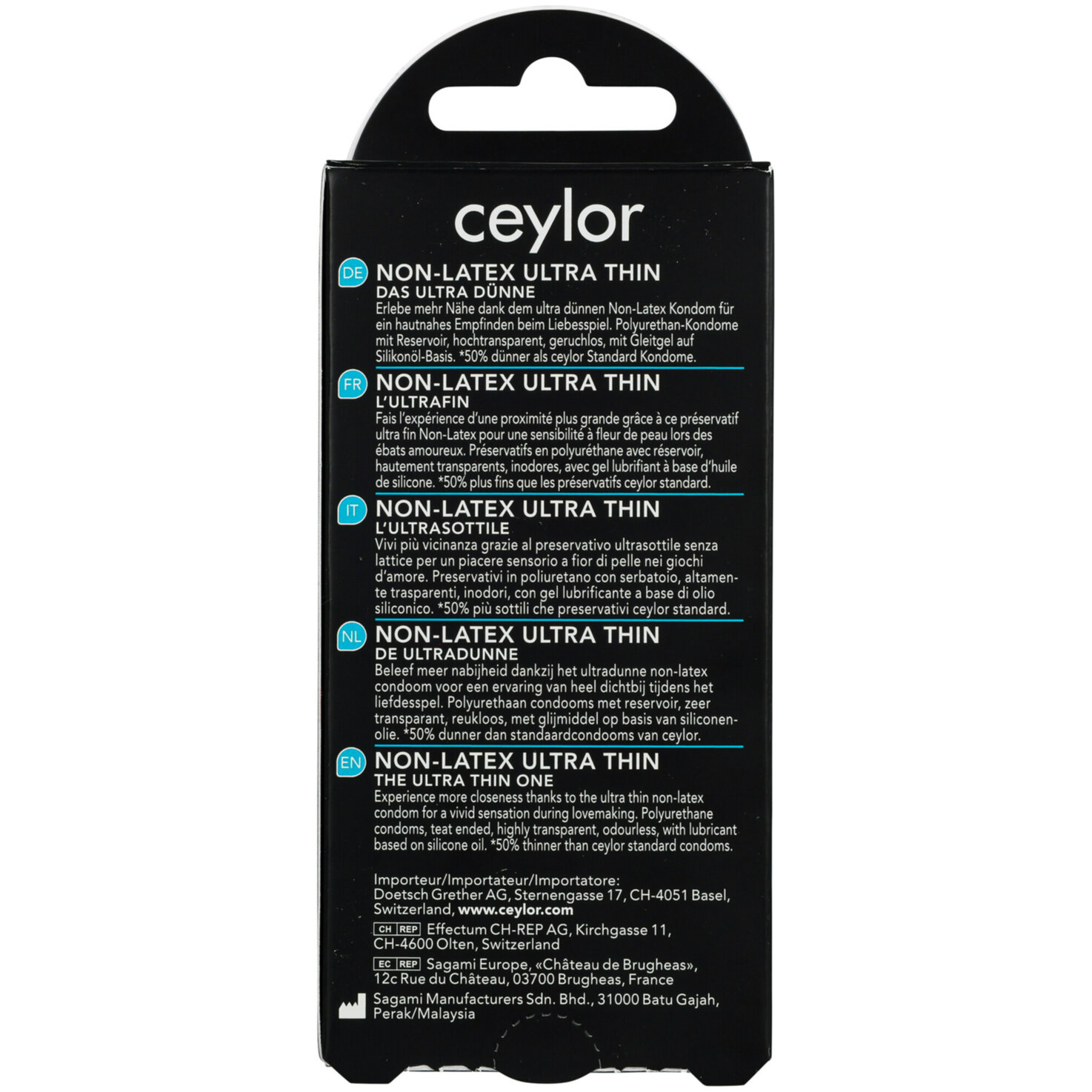 Ceylor Präservative Non-Latex Ultra Thin 6 Stück