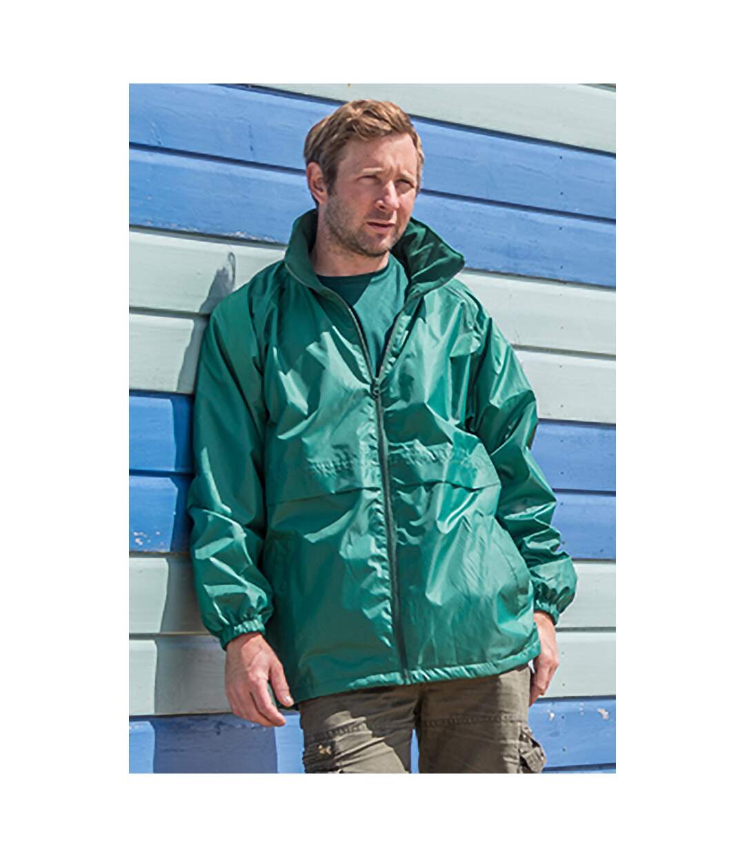 Result Core - Veste légère hydrofuge coupe-vent - Homme (Emeraude) - UTBC897