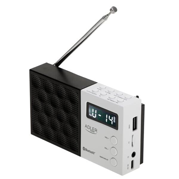 Adler FM-radio med PLL, Bluetooth og USB/SD-afspilning