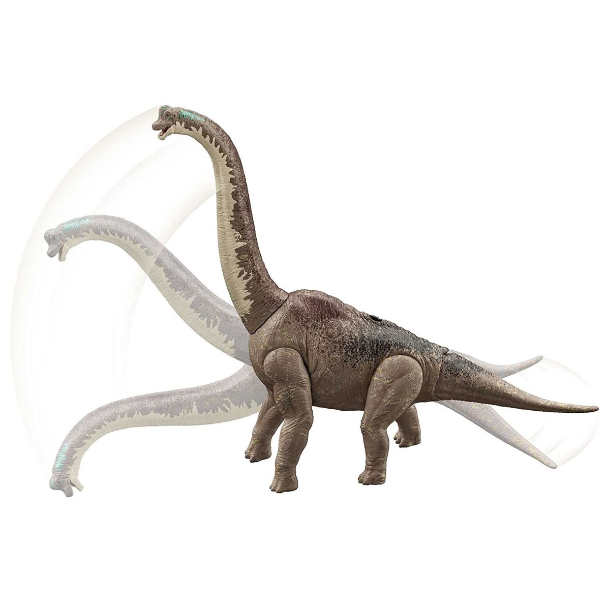 Mattel HFK04 - Jurassic World - Dominion - Brachiosaurus, Spielfigur ca. 148 cm