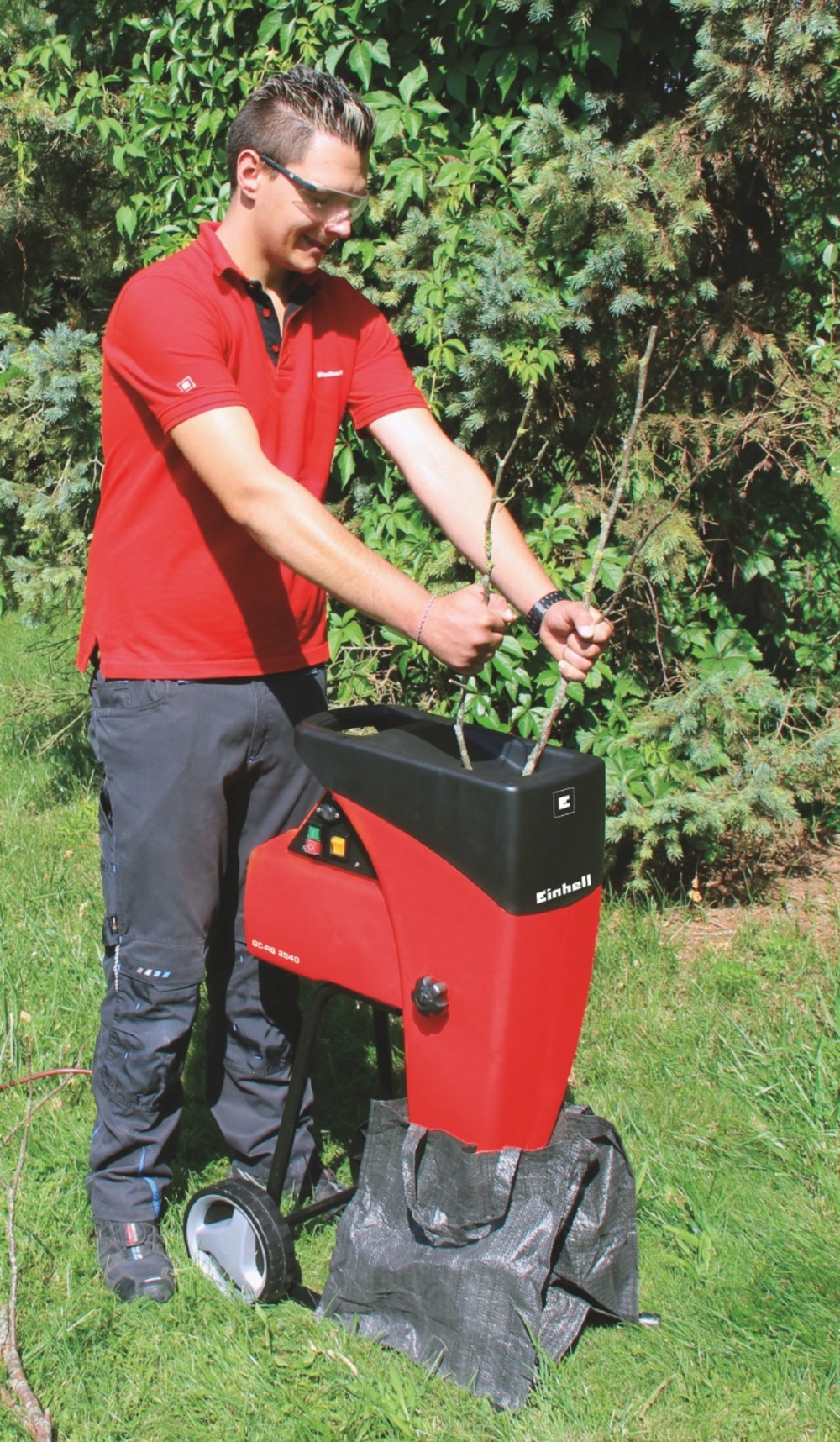 Broyeur de végétaux électrique gc-rs 2540