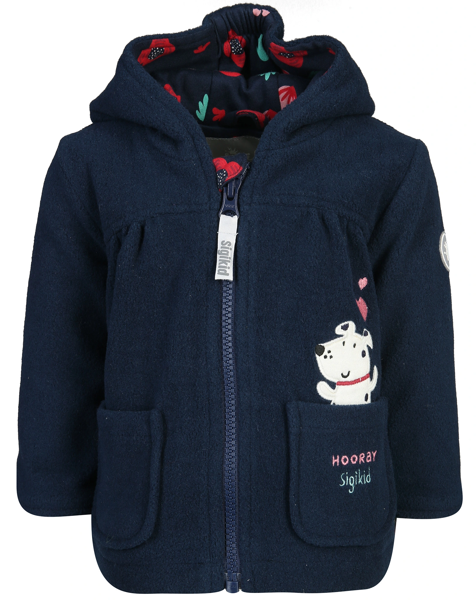 Fleecejacke LITTLE HAPPY DOGS in dunkelblau
