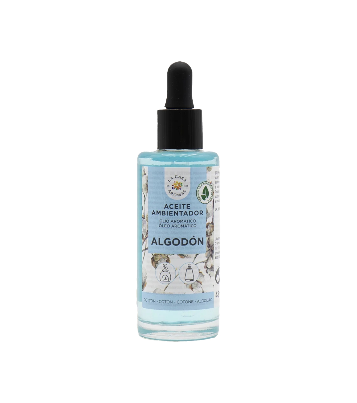 La Casa de los Aromas - Ambientador de óleo essencial 50ml - Algodão
